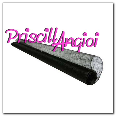 Sinamay liso NEGRO sin endurecer 45 cm X 1 metro - Haga un click en la imagen para cerrar